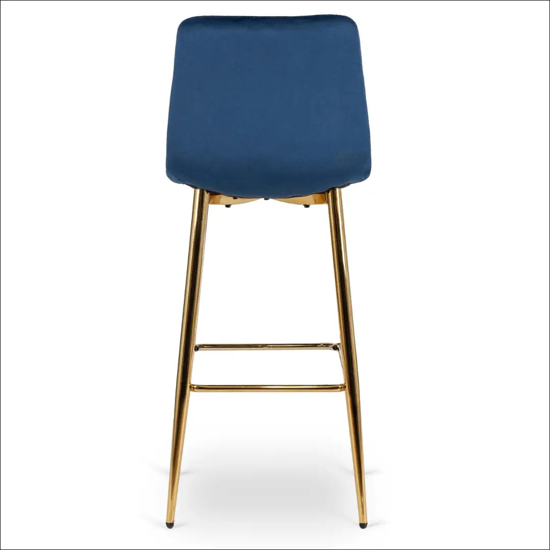 Baro kėdė su veliūro audiniu tamsiai mėlynos spalvos TE367 - €67 Save 15% 50-100, __label:Pristatymas 5-14 d.d., elite,