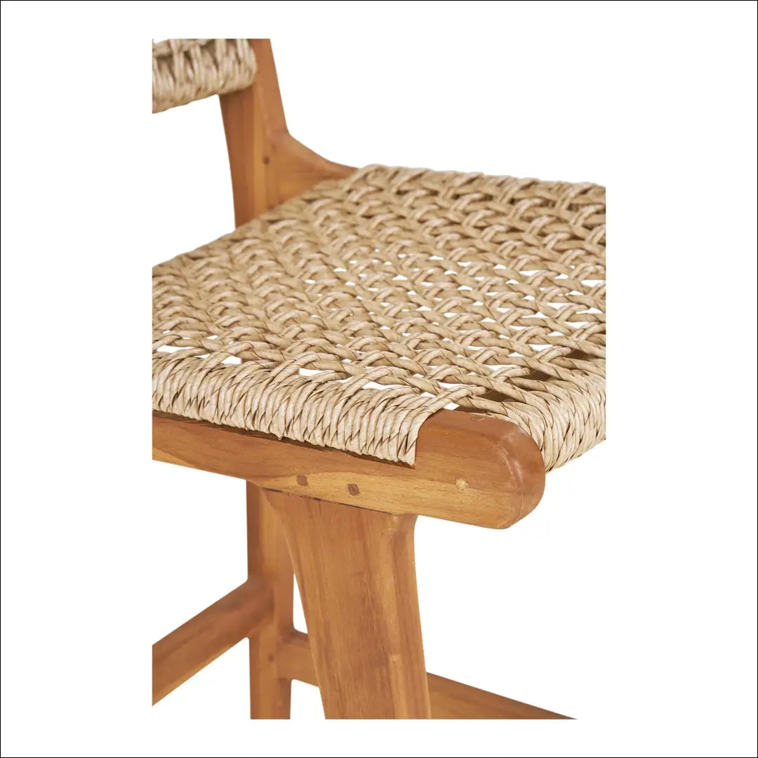Baro kėdė tikmedis natūralus RD1054 - €356 Save 15% __label:Pristatymas 5-14 d.d., Bar & Counter chairs, Natūrali,