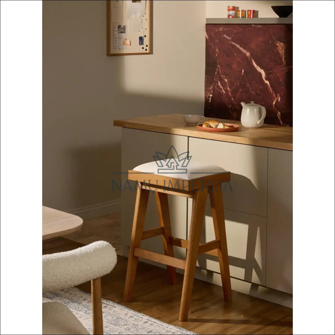 Baro kėdė VI1002 - €180 Save 50% 100-200, __label:Pristatymas 1-2 d.d., baro-kedes, color-kremas, color-ruda €100