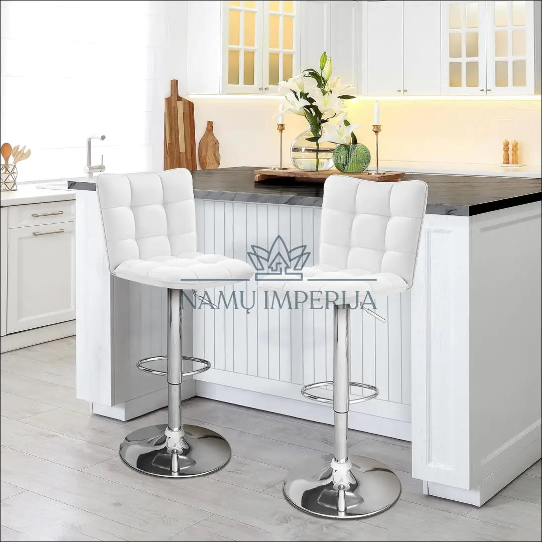 Baro kėdė VI1014 €49 Save 50% 25 50, __label:Pristatymas 1 2 d.d., baro kedes, color balta, material eko oda €25 to €50