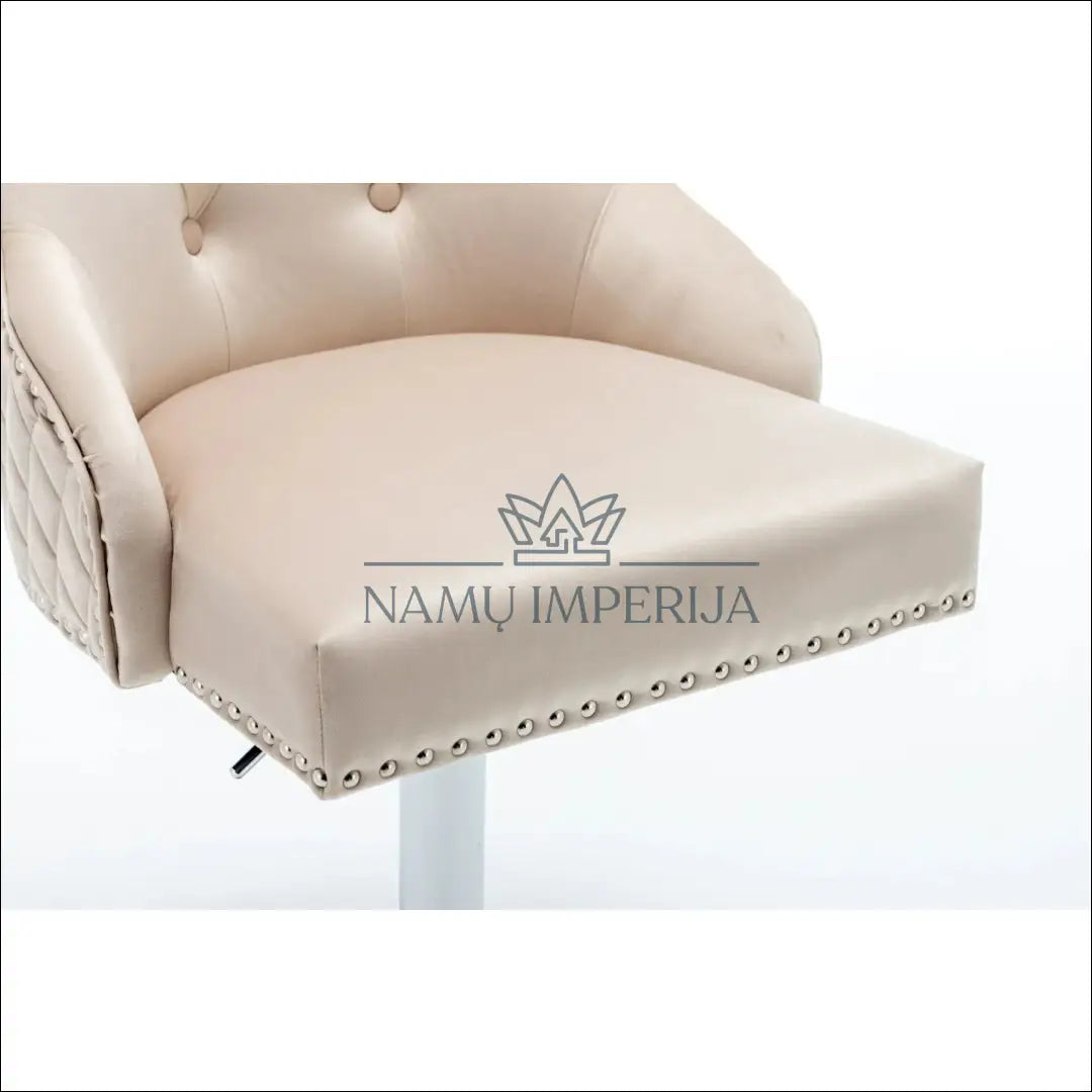 Baro kėdė VI1034 - €140 Save 50% 100-200, __label:Pristatymas 1-2 d.d., baro-kedes, color-kremas, material-aksomas €100