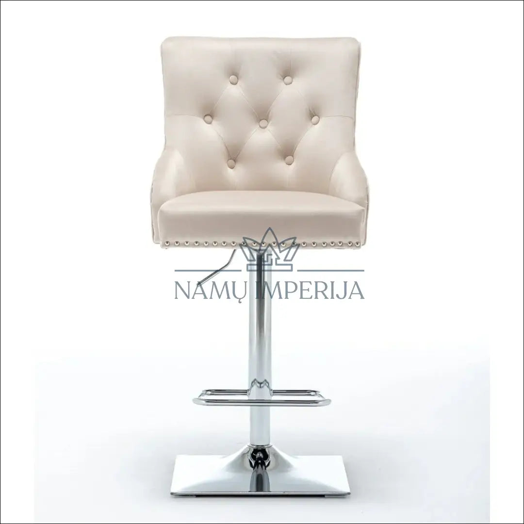 Baro kėdė VI1034 - €140 Save 50% 100-200, __label:Pristatymas 1-2 d.d., baro-kedes, color-kremas, material-aksomas €100
