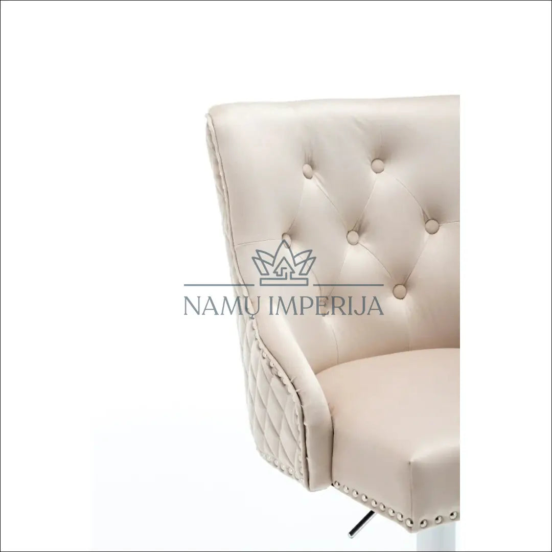 Baro kėdė VI1034 - €140 Save 50% 100-200, __label:Pristatymas 1-2 d.d., baro-kedes, color-kremas, material-aksomas €100