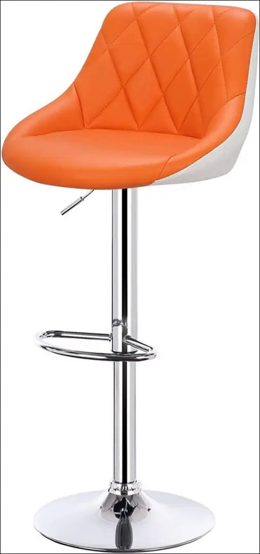 Baro kėdė VI1040 - €57 Save 50% 50-100, __label:Pristatymas 1-2 d.d., baro-kedes, color-balta, color-oranzine €50