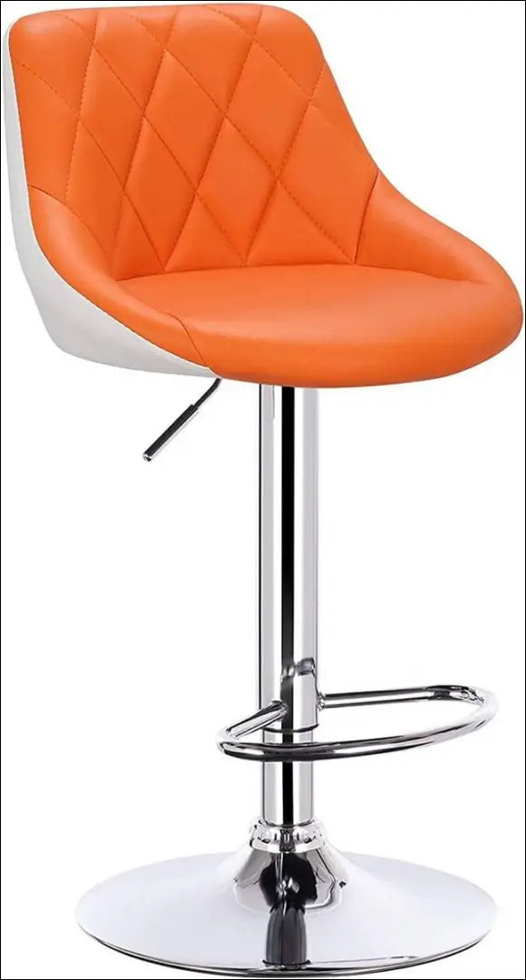 Baro kėdė VI1040 - €57 Save 50% 50-100, __label:Pristatymas 1-2 d.d., baro-kedes, color-balta, color-oranzine €50