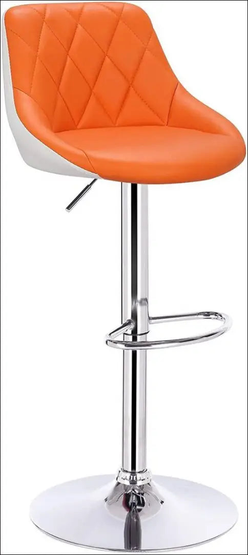 Baro kėdė VI1040 - €57 Save 50% 50-100, __label:Pristatymas 1-2 d.d., baro-kedes, color-balta, color-oranzine €50