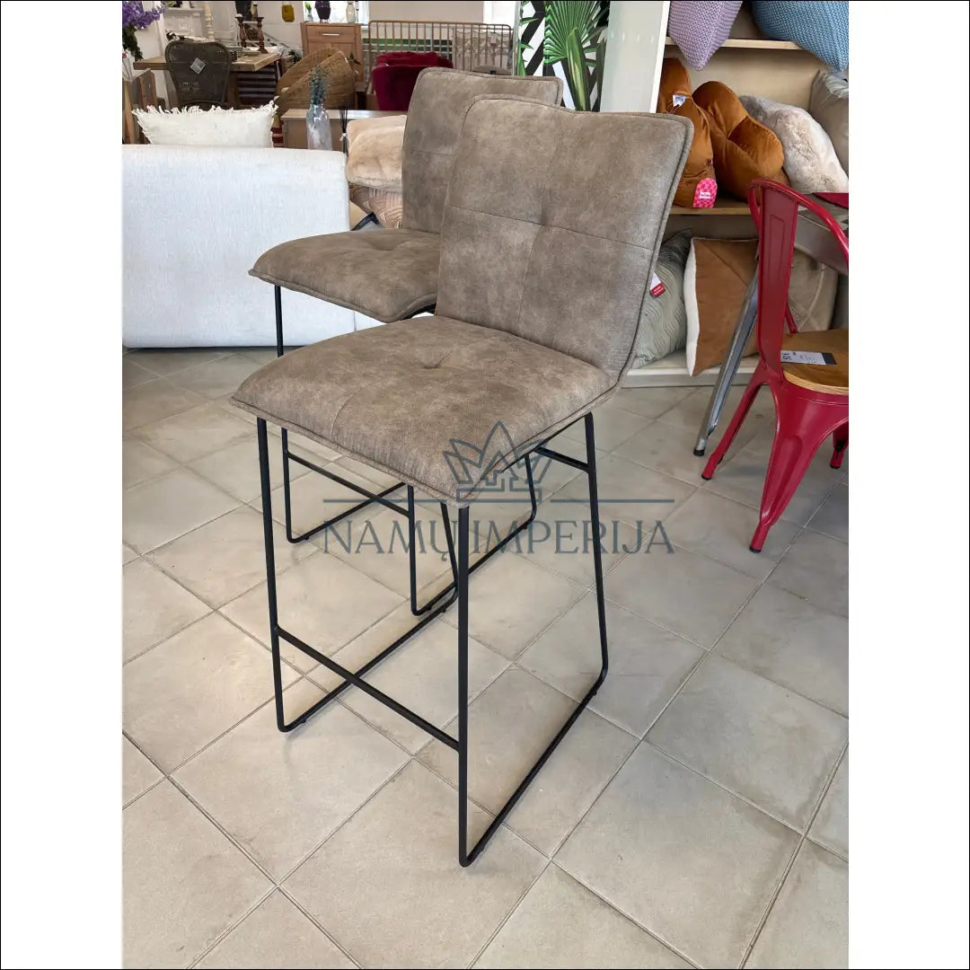 Baro kėdė VI1042 - €62 Save 50% 50-100, __label:Pristatymas 1-2 d.d., baro-kedes, color-ruda, material-dirbtine-oda €50