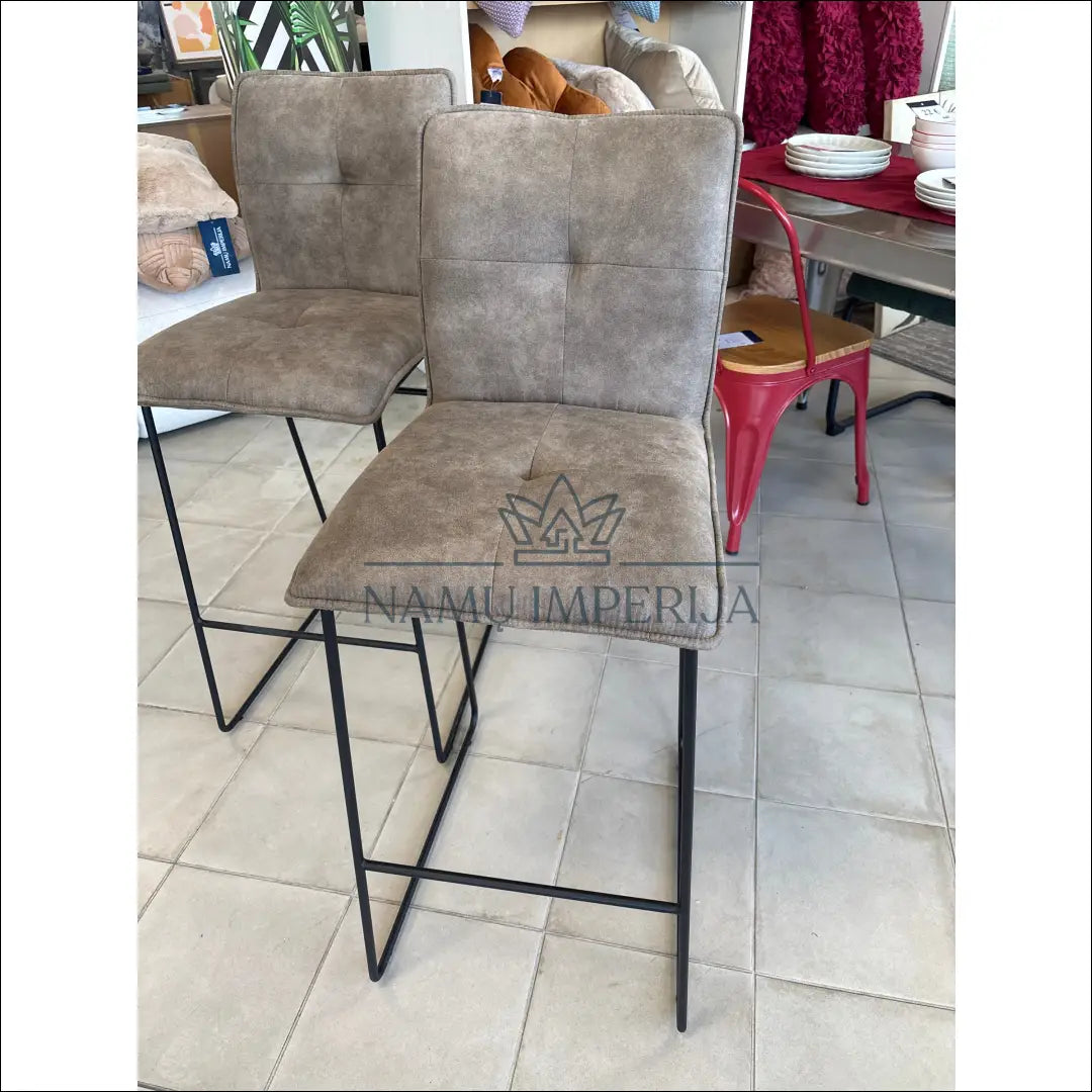 Baro kėdė VI1042 - €62 Save 50% 50-100, __label:Pristatymas 1-2 d.d., baro-kedes, color-ruda, material-dirbtine-oda €50