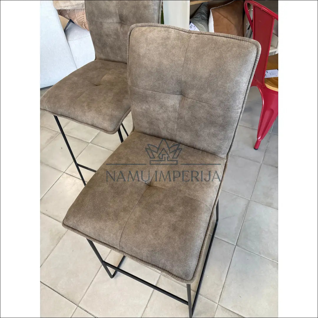 Baro kėdė VI1042 - €62 Save 50% 50-100, __label:Pristatymas 1-2 d.d., baro-kedes, color-ruda, material-dirbtine-oda €50