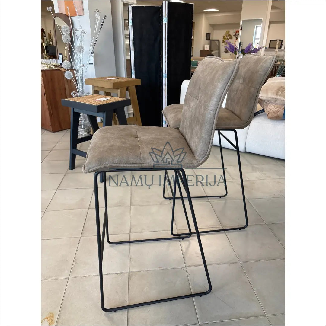 Baro kėdė VI1042 - €62 Save 50% 50-100, __label:Pristatymas 1-2 d.d., baro-kedes, color-ruda, material-dirbtine-oda €50