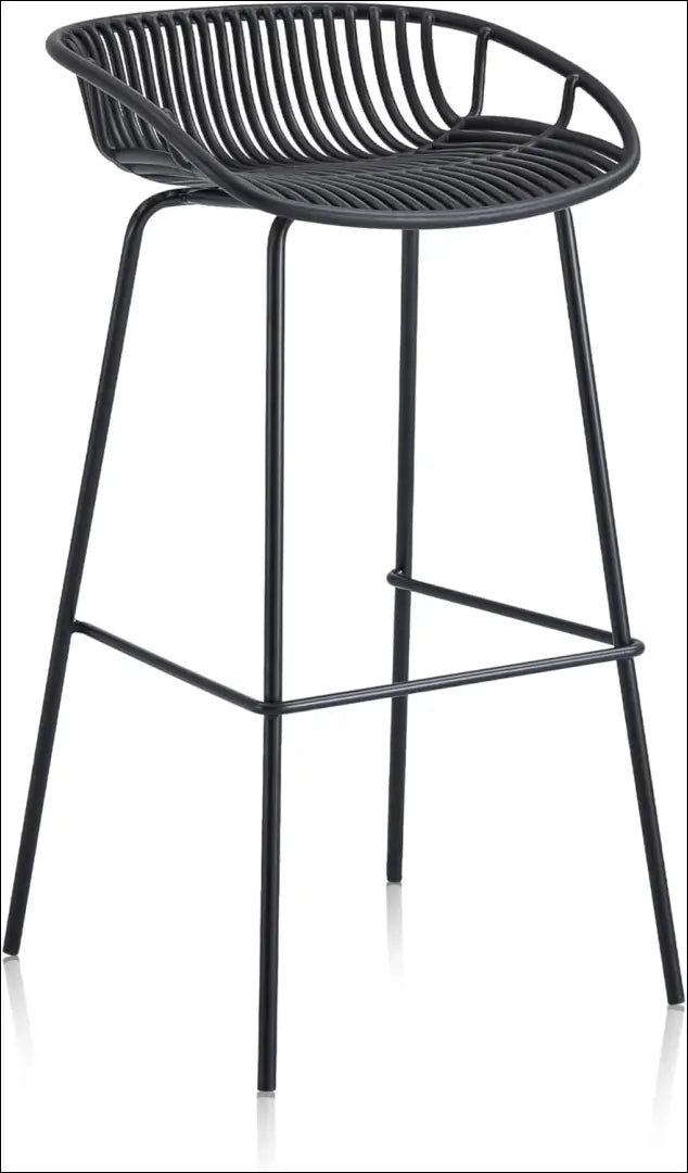 Baro kėdė VI1048 - €65 Save 50% 50-100, __label:Pristatymas 1-2 d.d., baro-kedes, color-pilka, material-metalas €50