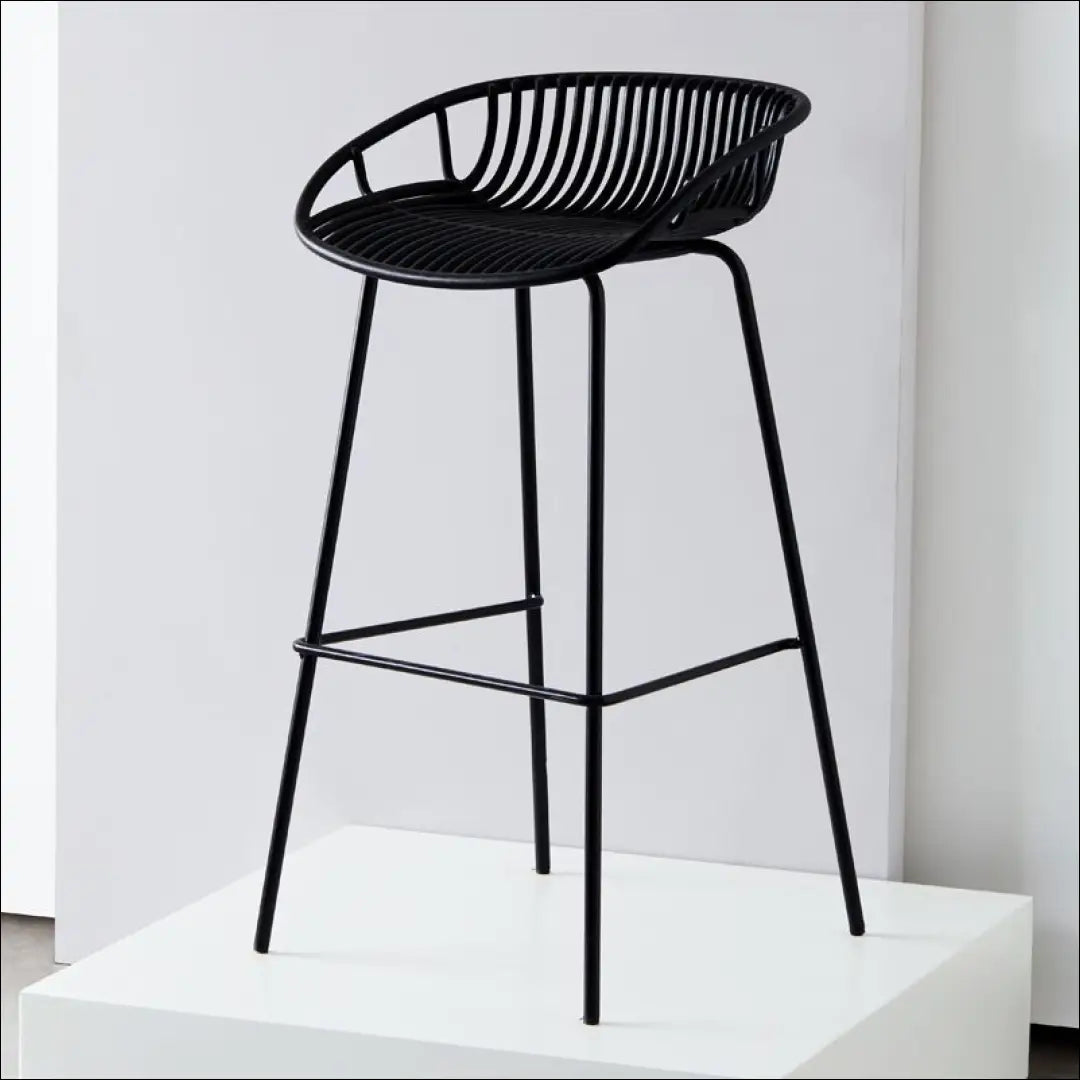 Baro kėdė VI1048 - €65 Save 50% 50-100, __label:Pristatymas 1-2 d.d., baro-kedes, color-pilka, material-metalas €50