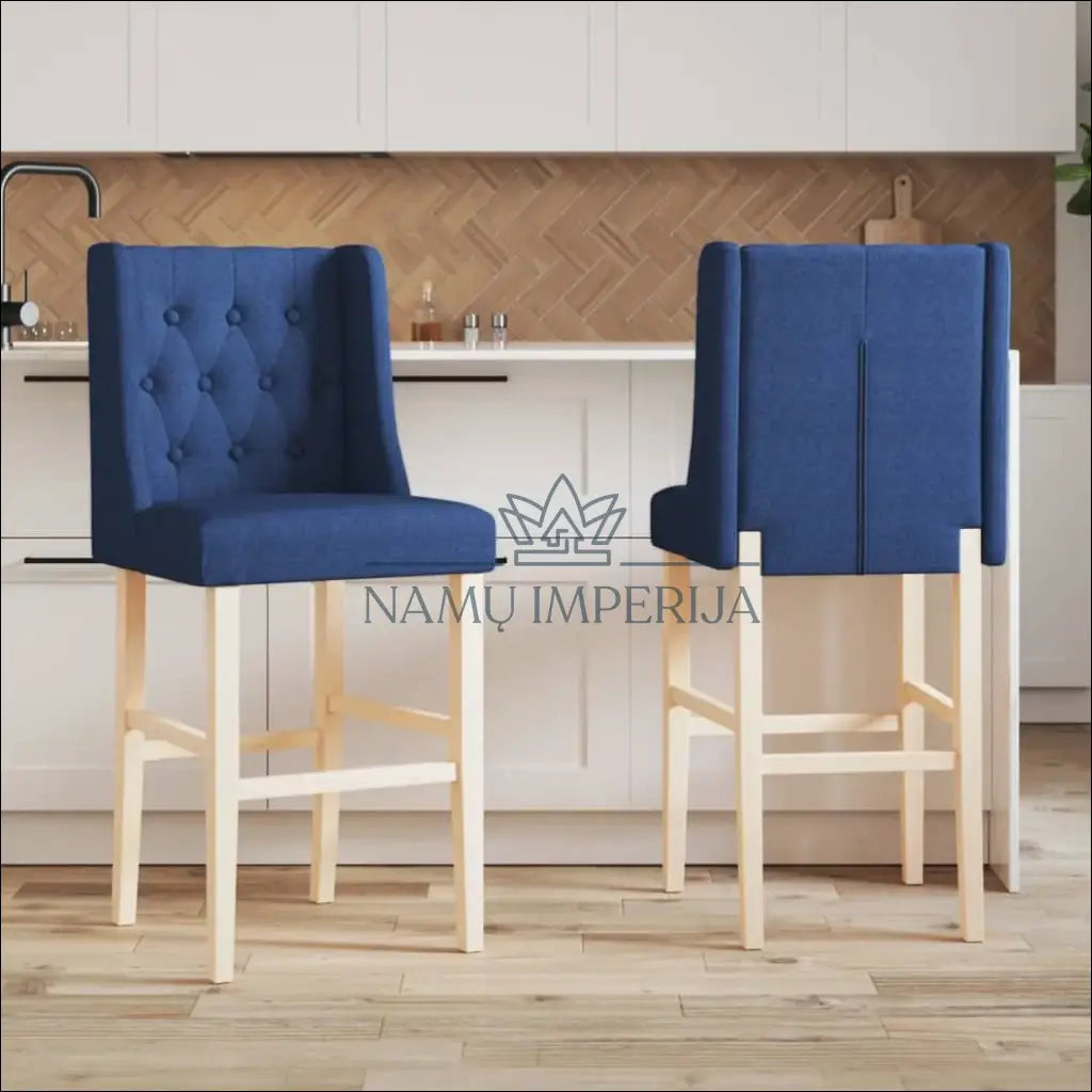 Baro kėdė VI1074 - €43 Save 50% 25-50, __label:Pristatymas 1-2 d.d., baro-kedes, color-melyna, material-gobelenas €25