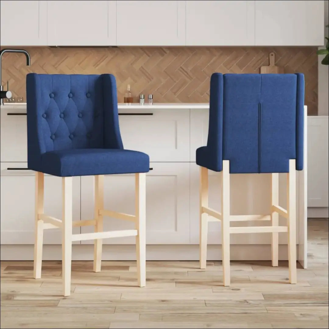 Baro kėdė VI1074 - €43 Save 50% 25-50, __label:Pristatymas 1-2 d.d., baro-kedes, color-melyna, material-gobelenas €25