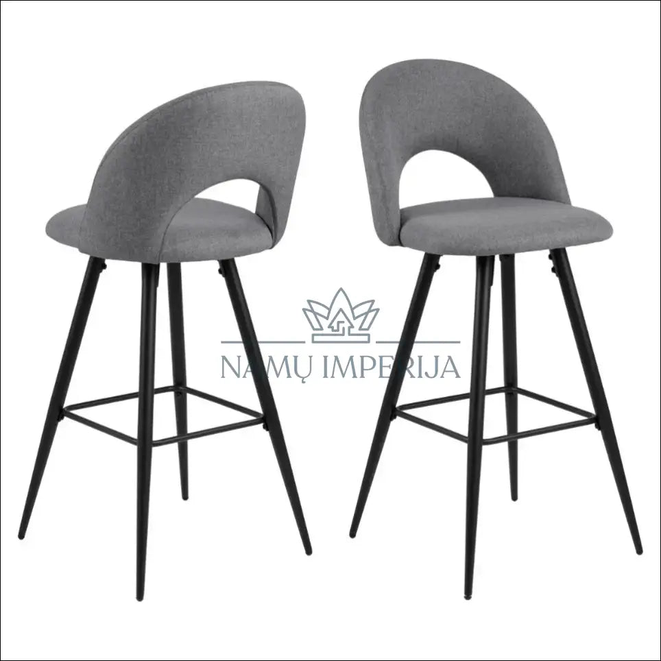Baro kėdė VI1079 - €65 Save 50% 50-100, __label:Pristatymas 1-2 d.d., baro-kedes, color-pilka, material-gobelenas €50