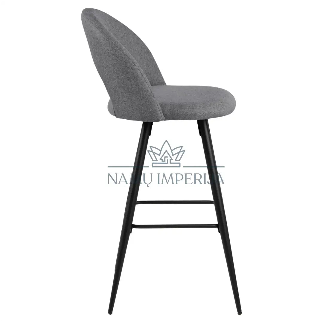 Baro kėdė VI1079 - €65 Save 50% 50-100, __label:Pristatymas 1-2 d.d., baro-kedes, color-pilka, material-gobelenas €50