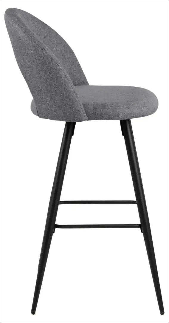 Baro kėdė VI1079 - €65 Save 50% 50-100, __label:Pristatymas 1-2 d.d., baro-kedes, color-pilka, material-gobelenas €50