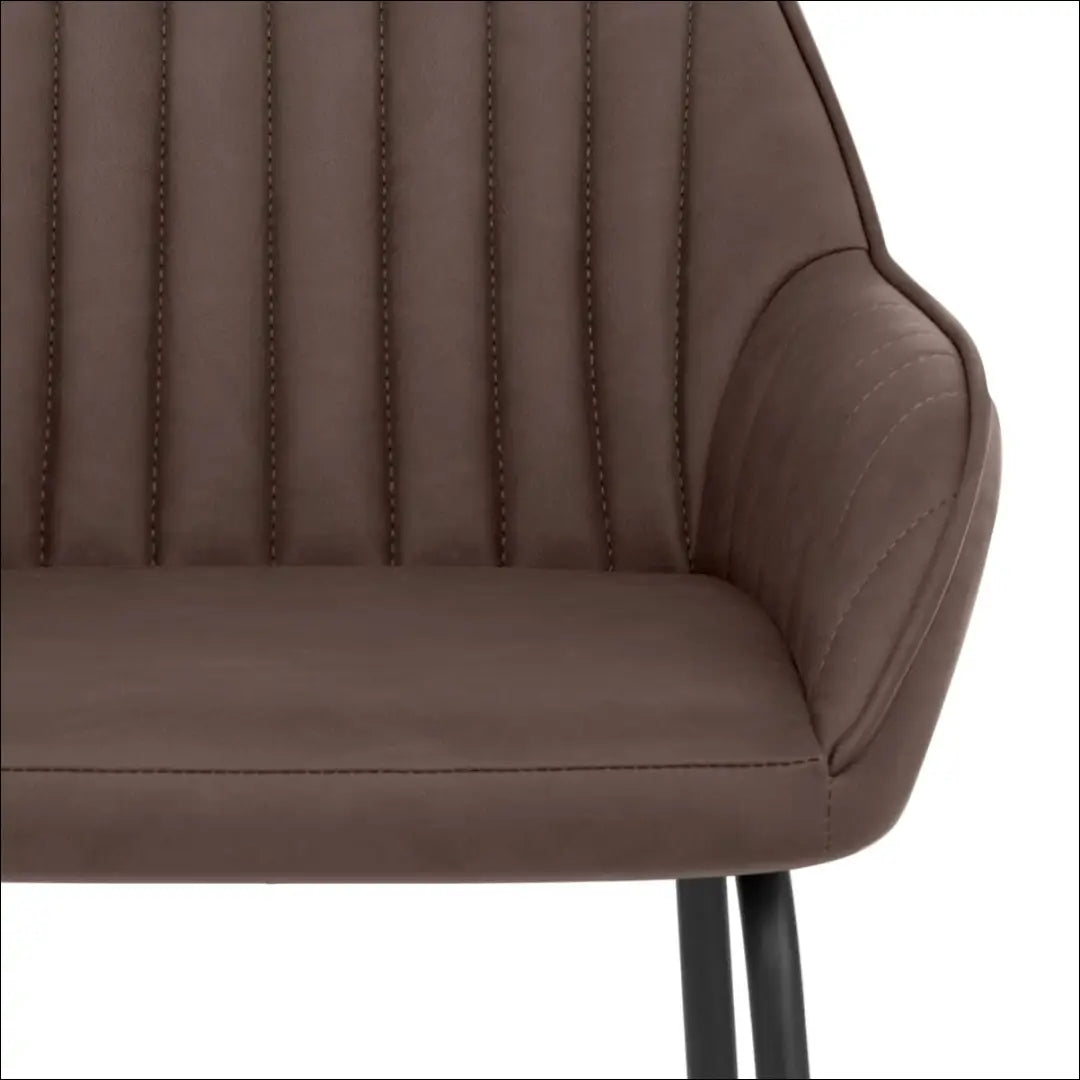Baro kėdė VI1088 - €59 Save 50% 50-100, __label:Pristatymas 1-2 d.d., baro-kedes, color-ruda, material-dirbtine-oda €50