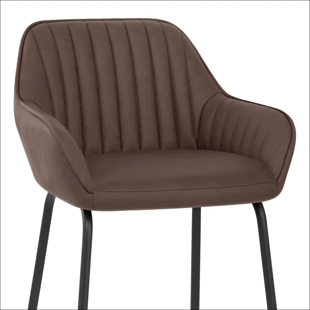 Baro kėdė VI1088 - €59 Save 50% 50-100, __label:Pristatymas 1-2 d.d., baro-kedes, color-ruda, material-dirbtine-oda €50
