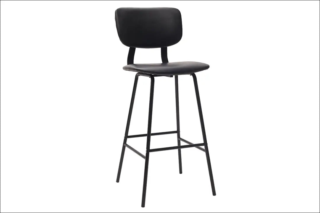 Baro kėdė VI1090 - €50 Save 50% 50-100, __label:Pristatymas 1-2 d.d., baro-kedes, color-juoda, material-dirbtine-oda