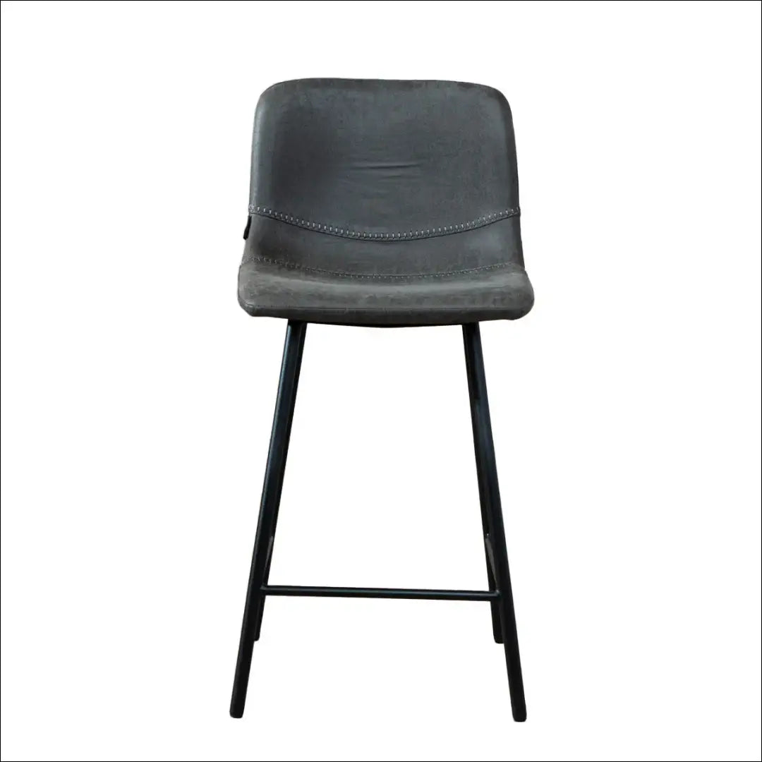 Baro kėdė VI1100 - €67 Save 50% 50-100, __label:Pristatymas 1-2 d.d., baro-kedes, color-pilka, material-dirbtine-oda