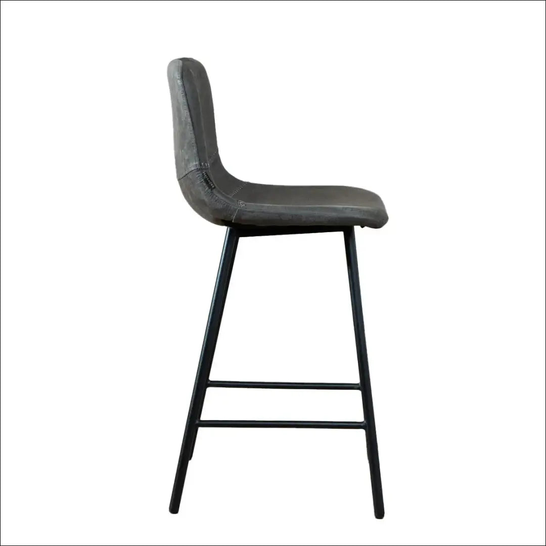 Baro kėdė VI1100 - €67 Save 50% 50-100, __label:Pristatymas 1-2 d.d., baro-kedes, color-pilka, material-dirbtine-oda