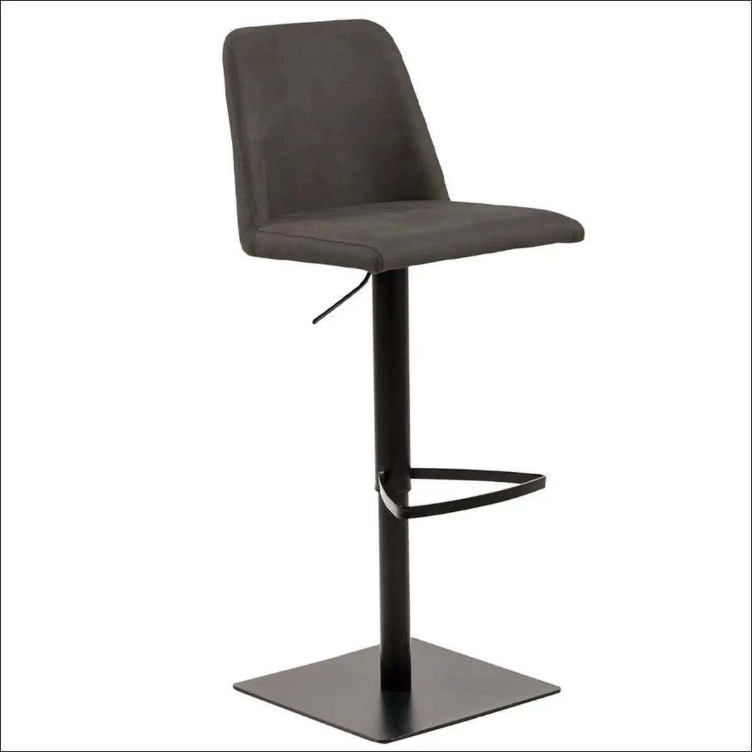 Baro kėdė VI1101 - €74 Save 50% 50-100, __label:Pristatymas 1-2 d.d., baro-kedes, color-pilka, material-dirbtine-oda