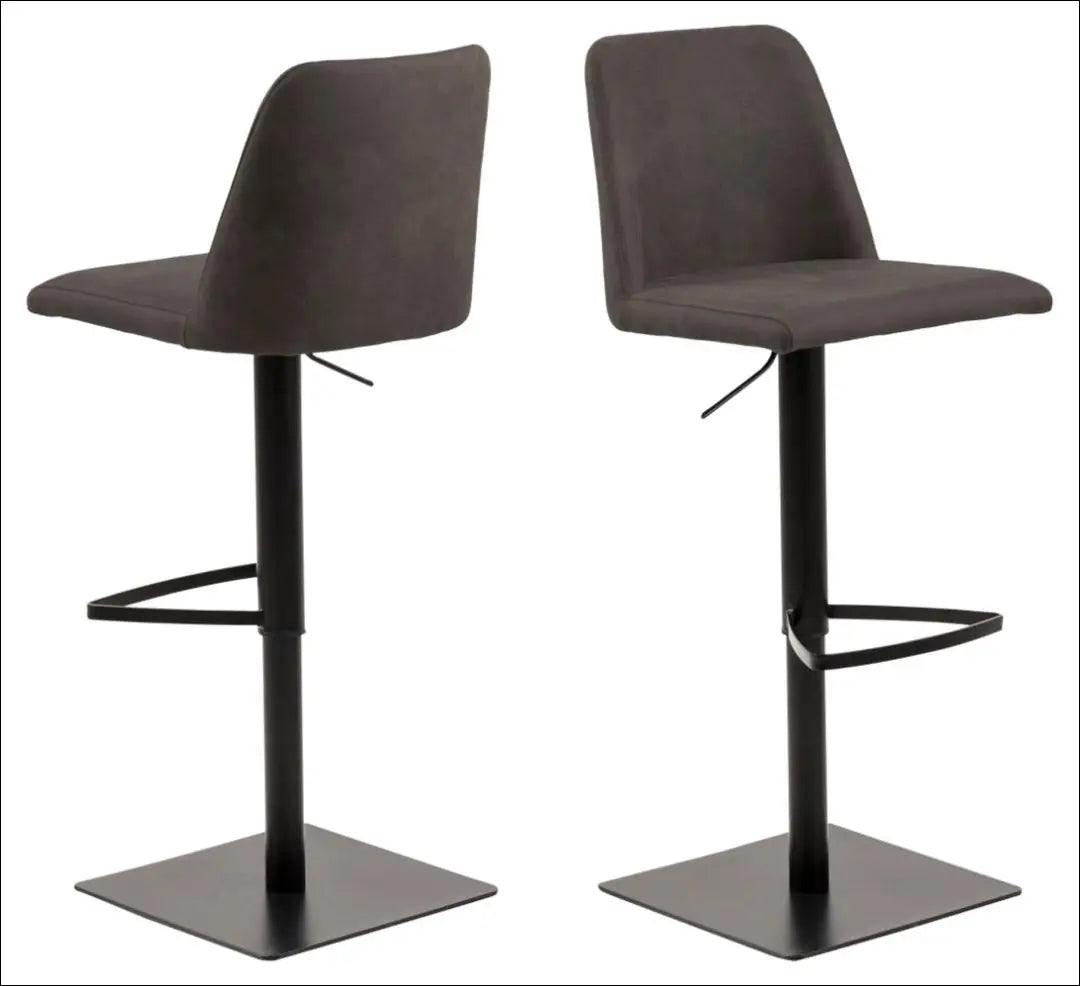 Baro kėdė VI1101 - €74 Save 50% 50-100, __label:Pristatymas 1-2 d.d., baro-kedes, color-pilka, material-dirbtine-oda