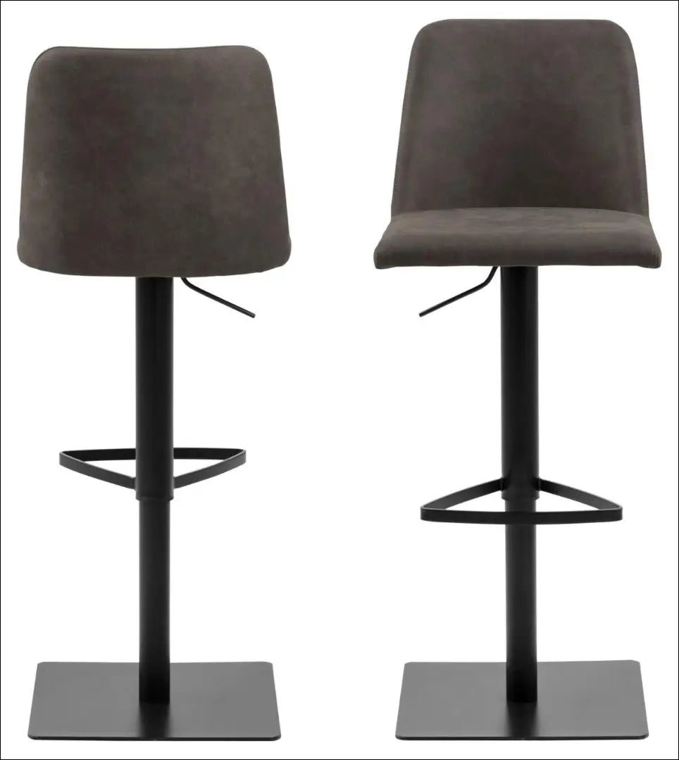 Baro kėdė VI1101 - €74 Save 50% 50-100, __label:Pristatymas 1-2 d.d., baro-kedes, color-pilka, material-dirbtine-oda