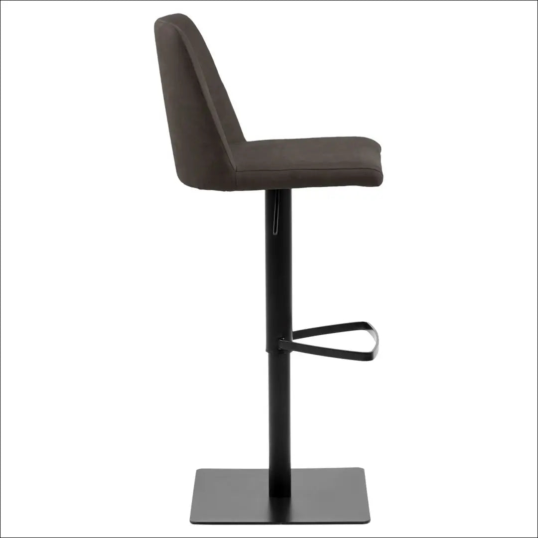 Baro kėdė VI1101 - €74 Save 50% 50-100, __label:Pristatymas 1-2 d.d., baro-kedes, color-pilka, material-dirbtine-oda