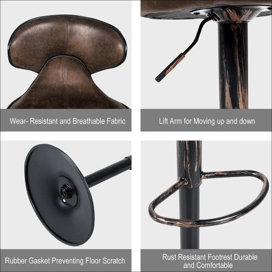 Baro kėdė VI1131 - €48 Save 55% 25-50, __label:Pristatymas 1-2 d.d., baro-kedes, color-juoda, color-ruda €25 to €50