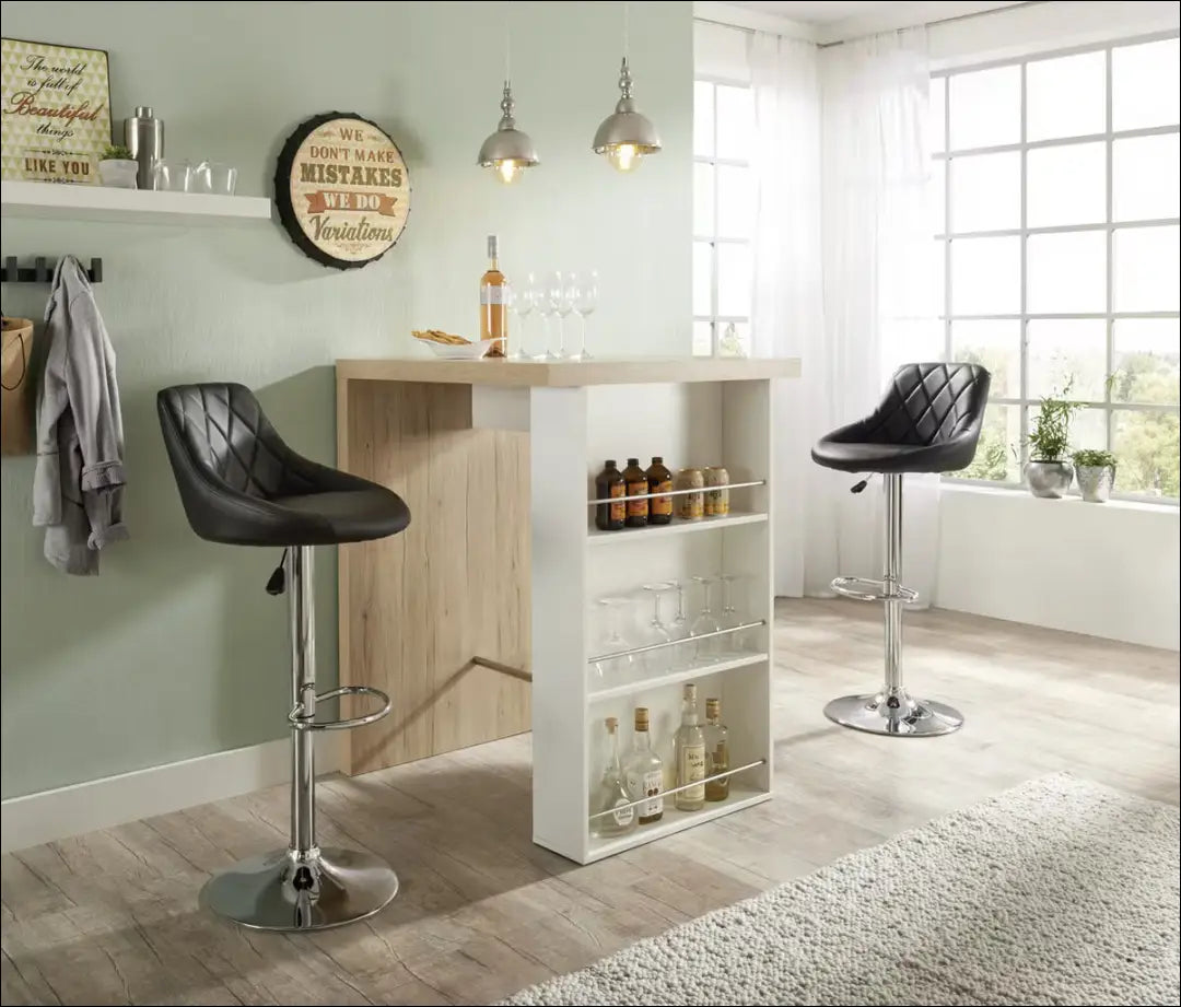 Baro kėdė VI1254 - €49 Save 50% 25-50, __label:Pristatymas 1-2 d.d., baro-kedes, color-juoda, color-sidabrine €25