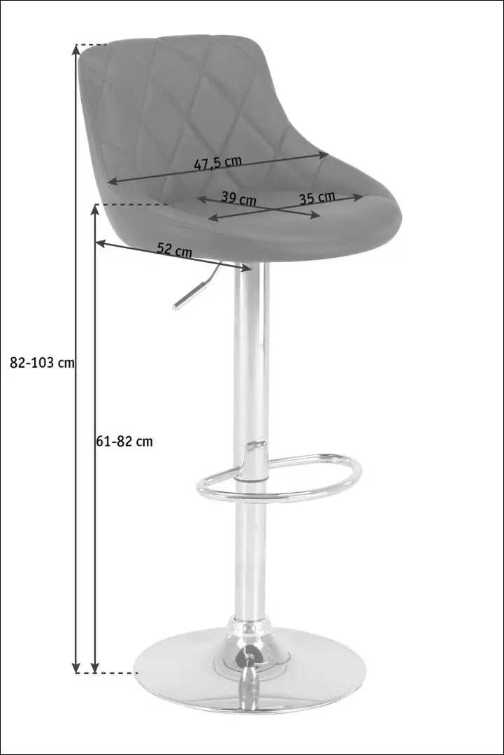 Baro kėdė VI1254 - €49 Save 50% 25-50, __label:Pristatymas 1-2 d.d., baro-kedes, color-juoda, color-sidabrine €25