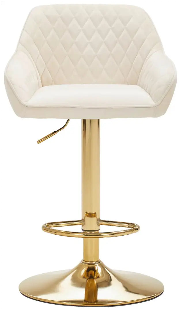 Baro kėdė VI1270 - €59 Save 50% 50-100, __label:Pristatymas 1-2 d.d., baro-kedes, color-kremas, material-aksomas €50