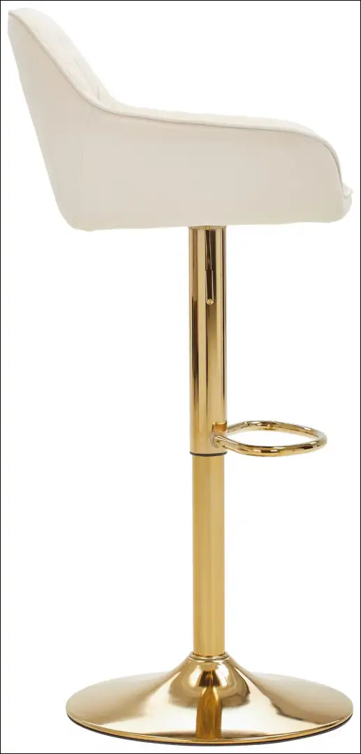 Baro kėdė VI1270 - €59 Save 50% 50-100, __label:Pristatymas 1-2 d.d., baro-kedes, color-kremas, material-aksomas €50
