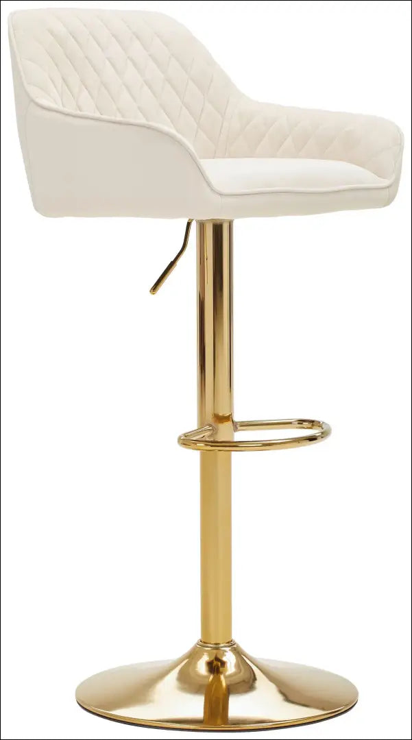 Baro kėdė VI1270 - €59 Save 50% 50-100, __label:Pristatymas 1-2 d.d., baro-kedes, color-kremas, material-aksomas €50