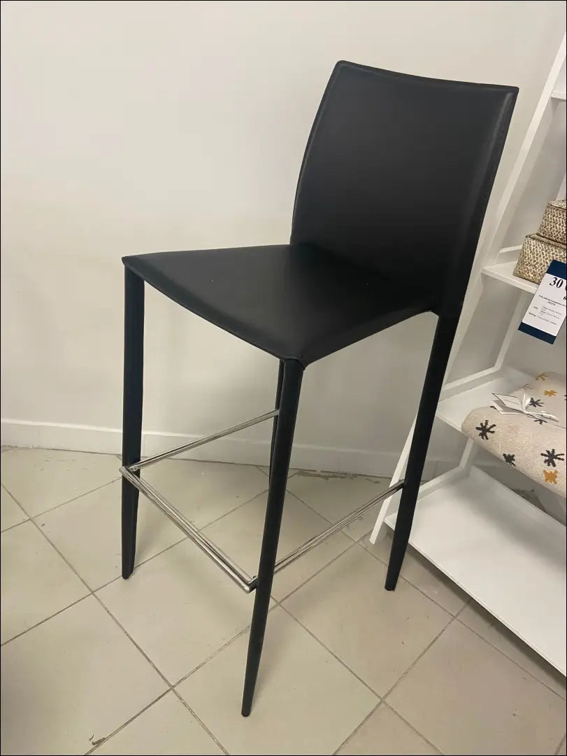 Baro kėdė VI129 - €51 Save 70% 50-100, __label:Pristatymas 1-2 d.d., baro-kedes, color-juoda, color-sidabrine €50