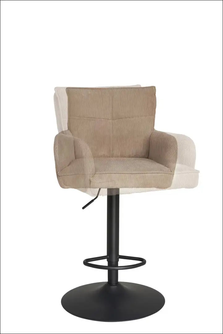 Baro kėdė VI1333 - €72 Save 50% 50-100, __label:Pristatymas 1-2 d.d., baro-kedes, color-smelio, material-poliesteris