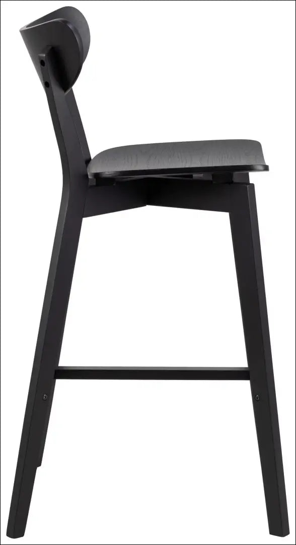 Baro kėdė VI1410 - €70 Save 50% 50-100, __label:Pristatymas 1-2 d.d., baro-kedes, color-juoda, material-mediena €50