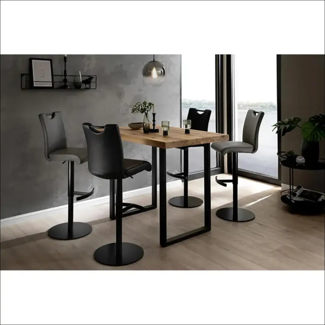 Baro kėdė VI1502 - €84 Save 50% 50-100, __label:Pristatymas 1-2 d.d., baro-kedes, color-juoda, material-dirbtine-oda