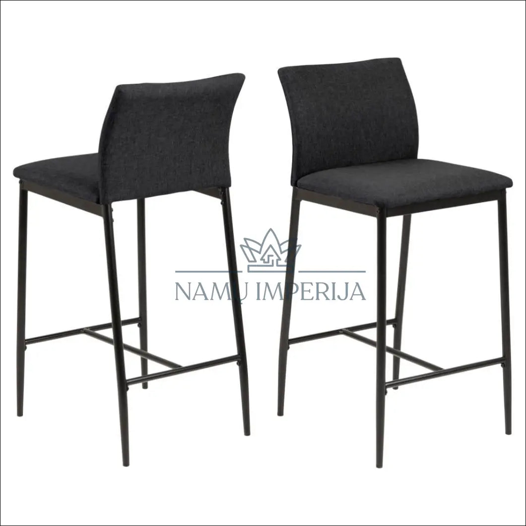 Baro kėdė VI510 - €39 Save 60% 25-50, baro-kedes, color-juoda, color-pilka, material-gobelenas kėdės | Namų
