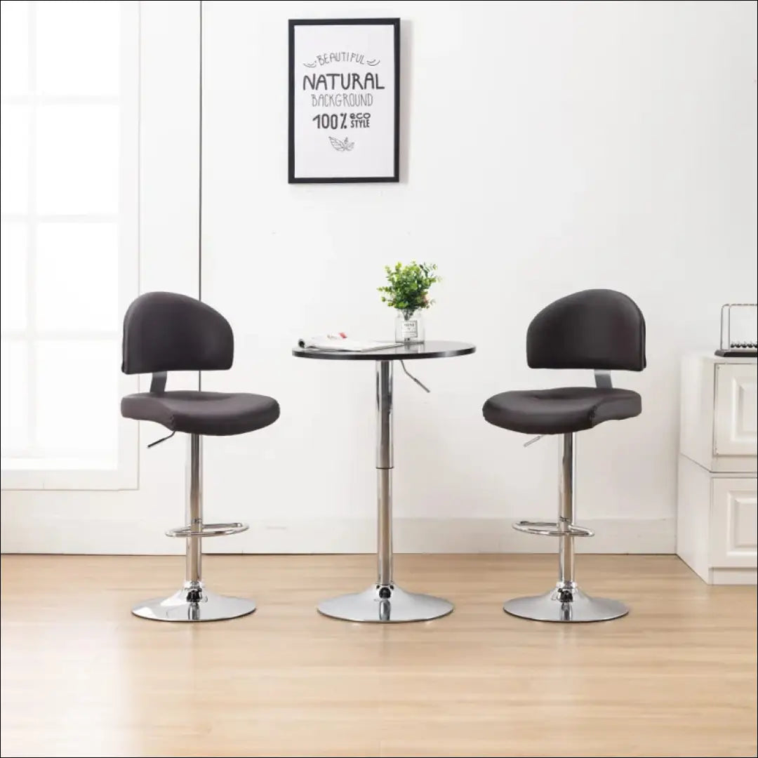 Baro kėdė VI819 - €48 Save 60% 25-50, __label:Pristatymas 1-2 d.d., baro-kedes, color-ruda, material-dirbtine-oda €25