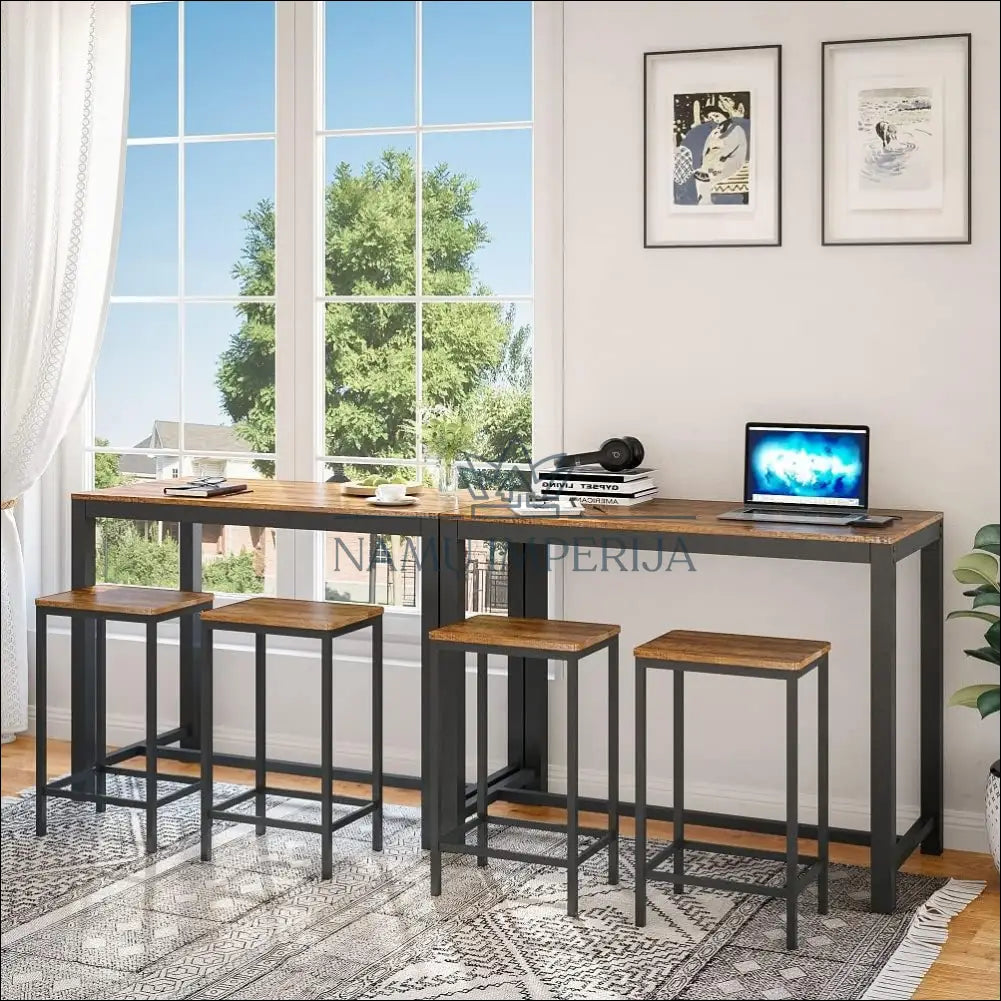 Baro komplektas (3 dalys) VI973 - €118 Save 55% 100-200, __label:Pristatymas 1-2 d.d., baro-kedes, baro-stalas,