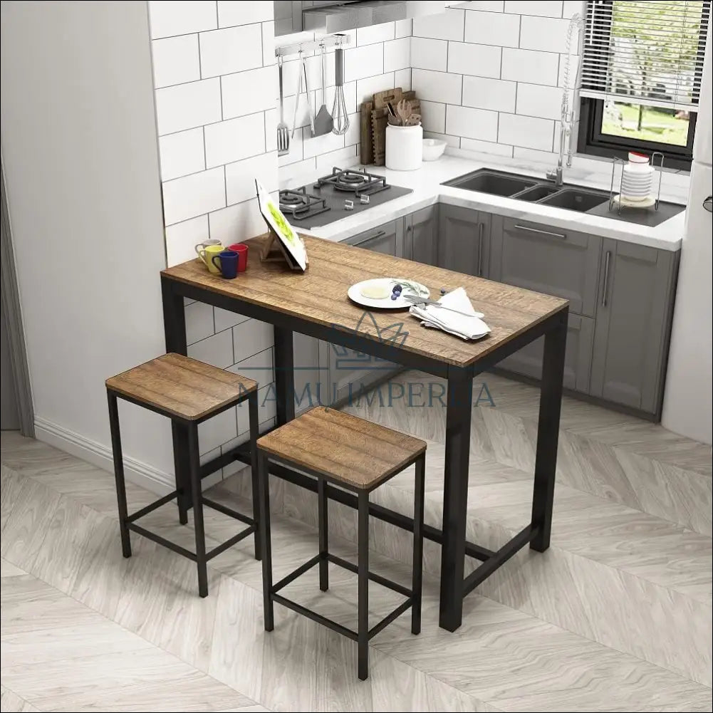 Baro komplektas (3 dalys) VI973 - €118 Save 55% 100-200, __label:Pristatymas 1-2 d.d., baro-kedes, baro-stalas,