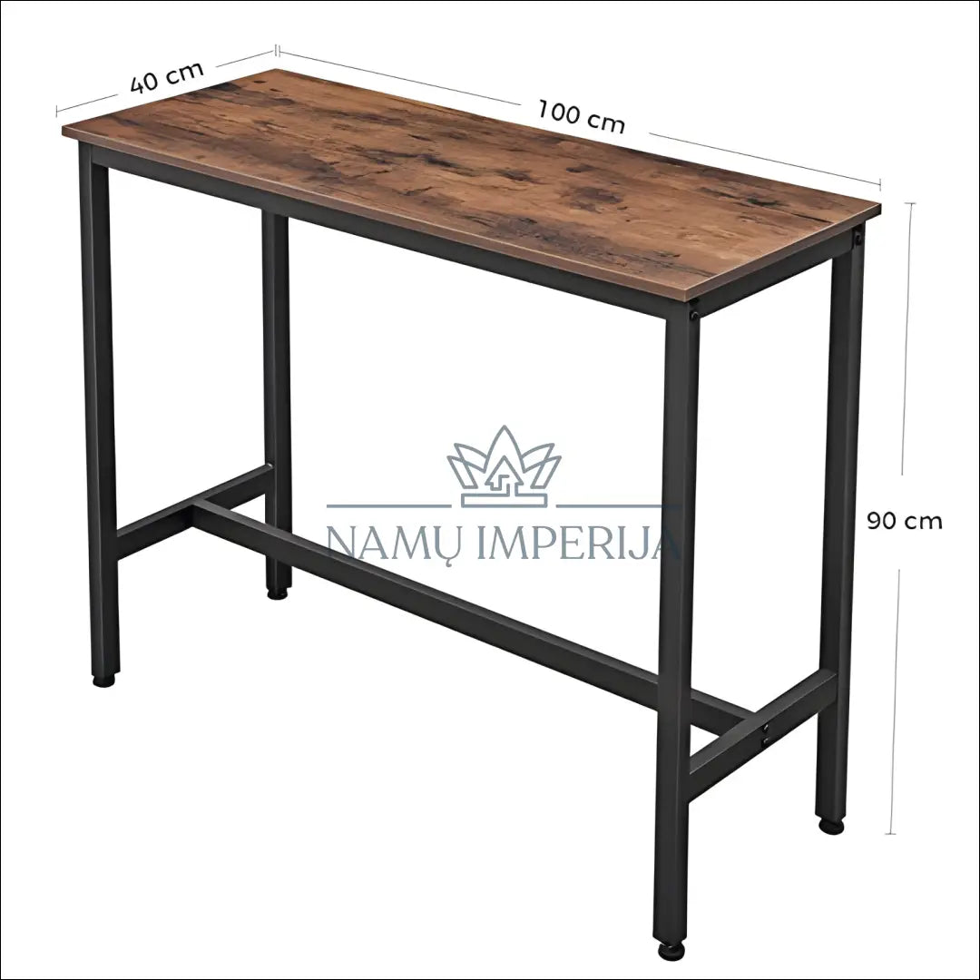 Baro stalas SM122 - €94 Save 40% 50-100, __label:Pristatymas 5-14 d.d., baro-stalas, notouch30, song 100x40x90cm / Ruda