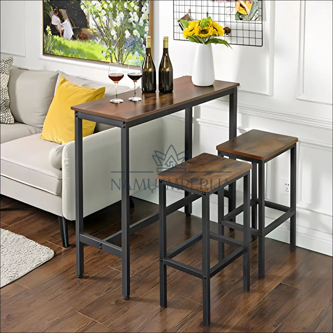 Baro stalas SM122 - €94 Save 40% 50-100, __label:Pristatymas 5-14 d.d., baro-stalas, notouch30, song 100x40x90cm / Ruda