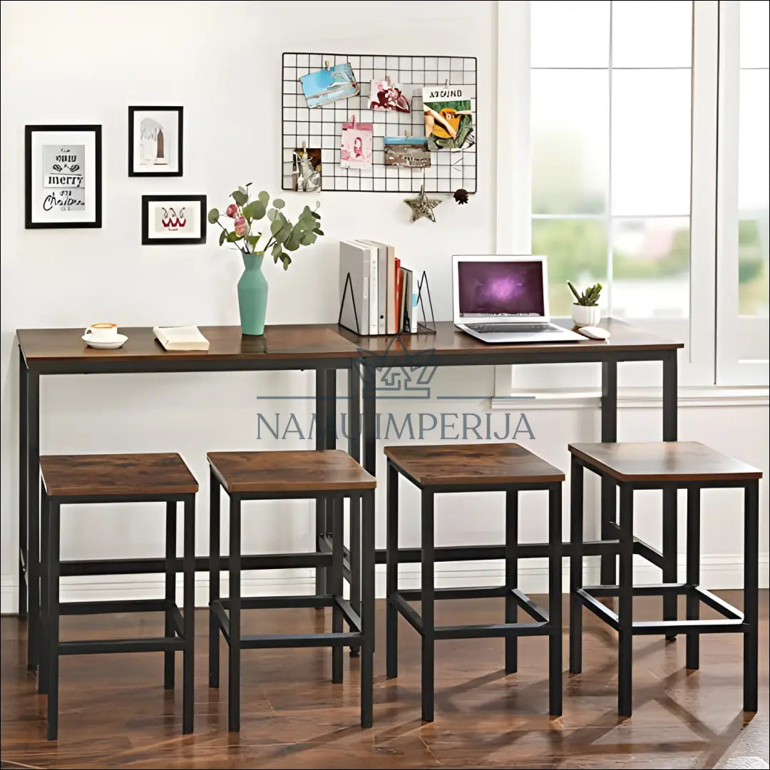 Baro stalas SM122 - €94 Save 40% 50-100, __label:Pristatymas 5-14 d.d., baro-stalas, notouch30, song 100x40x90cm / Ruda