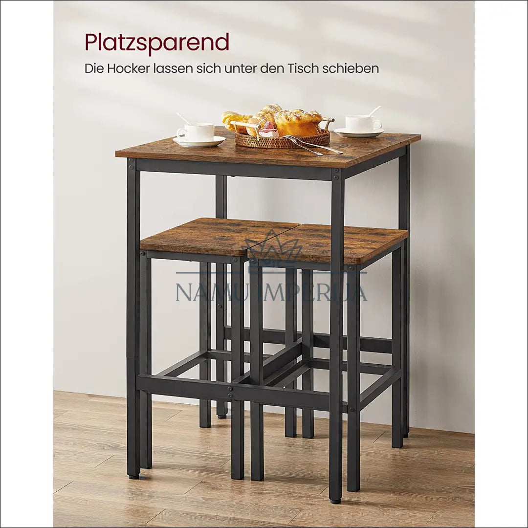 Baro stalas su kėdėmis komplektas SM126 - €172 Save 30% 100-200, __label:Pristatymas 5-14 d.d., baro-kedes,