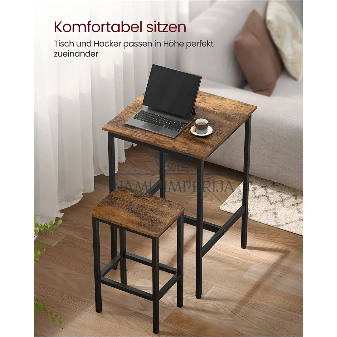 Baro stalas su kėdėmis komplektas SM126 - €172 Save 30% 100-200, __label:Pristatymas 5-14 d.d., baro-kedes,