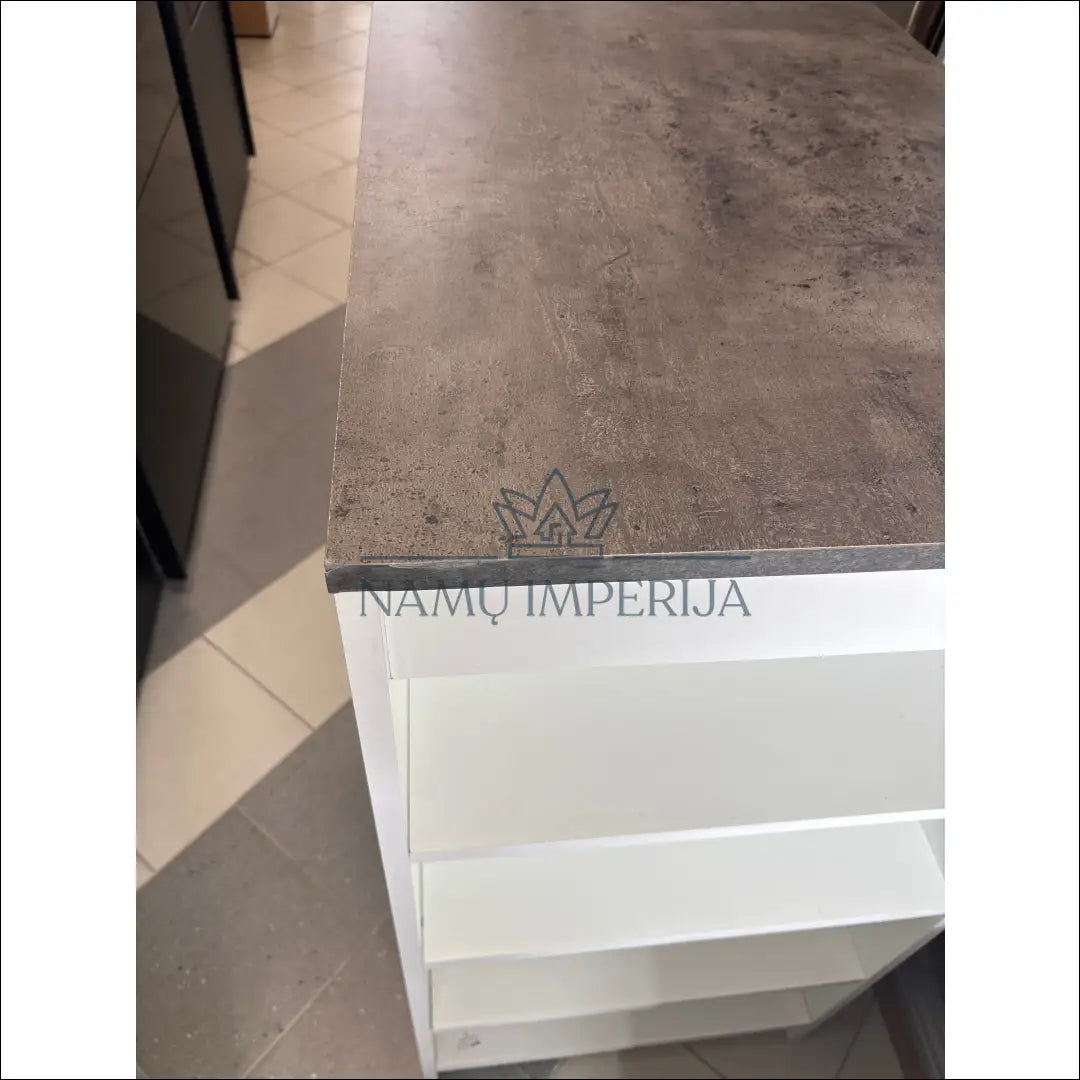 Baro stalas VI1027 - €30 Save 80% 25-50, __label:Pristatymas 1-2 d.d., color-balta, color-pilka, material-mediena €25